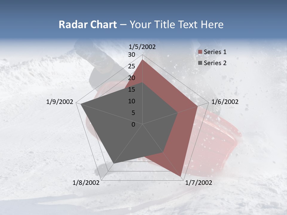 Sport Season Sled PowerPoint Template