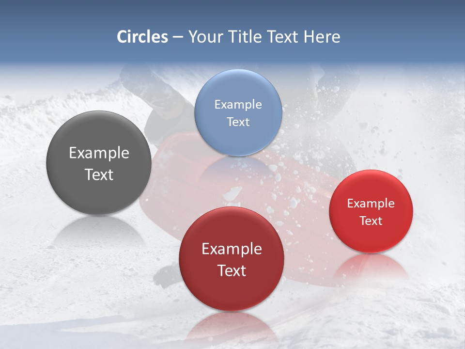 Sport Season Sled PowerPoint Template