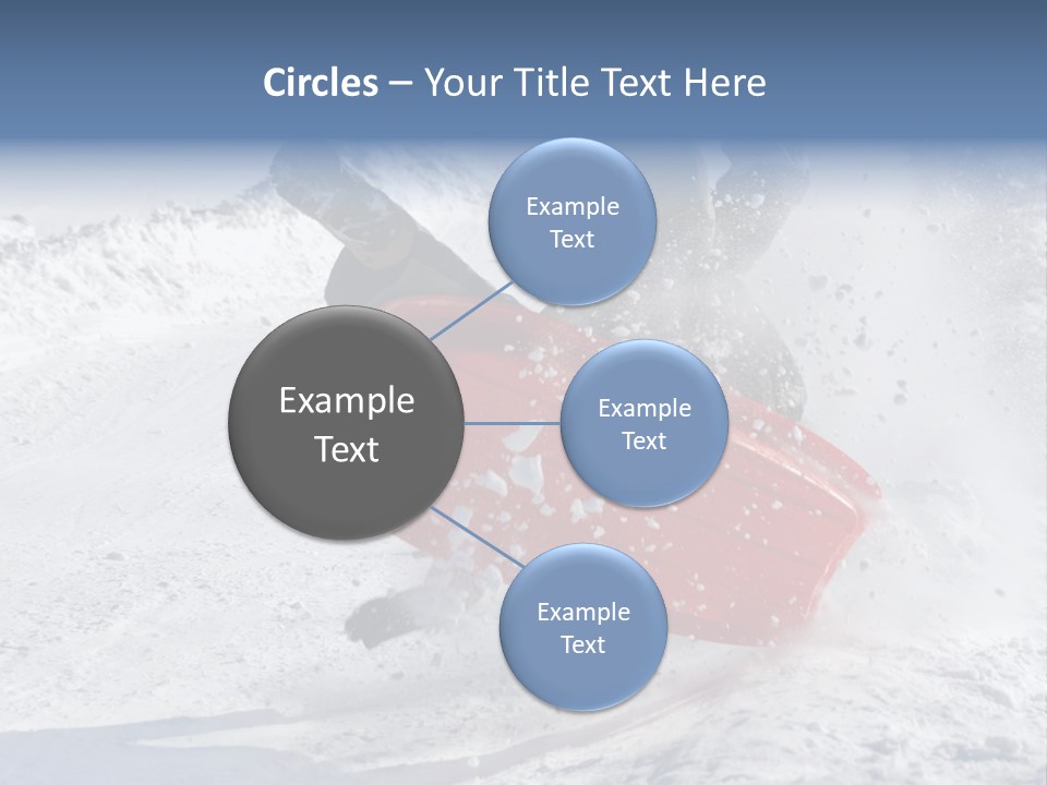 Sport Season Sled PowerPoint Template
