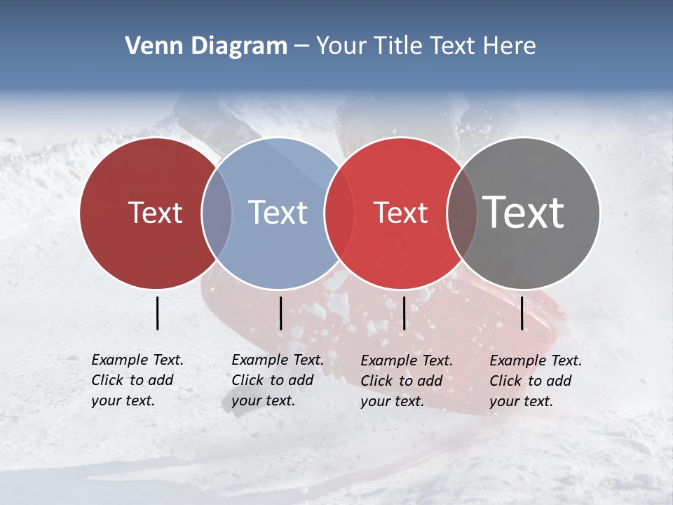 Sport Season Sled PowerPoint Template