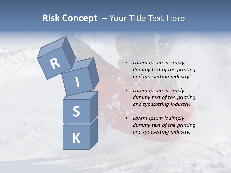 Sport Season Sled PowerPoint Template