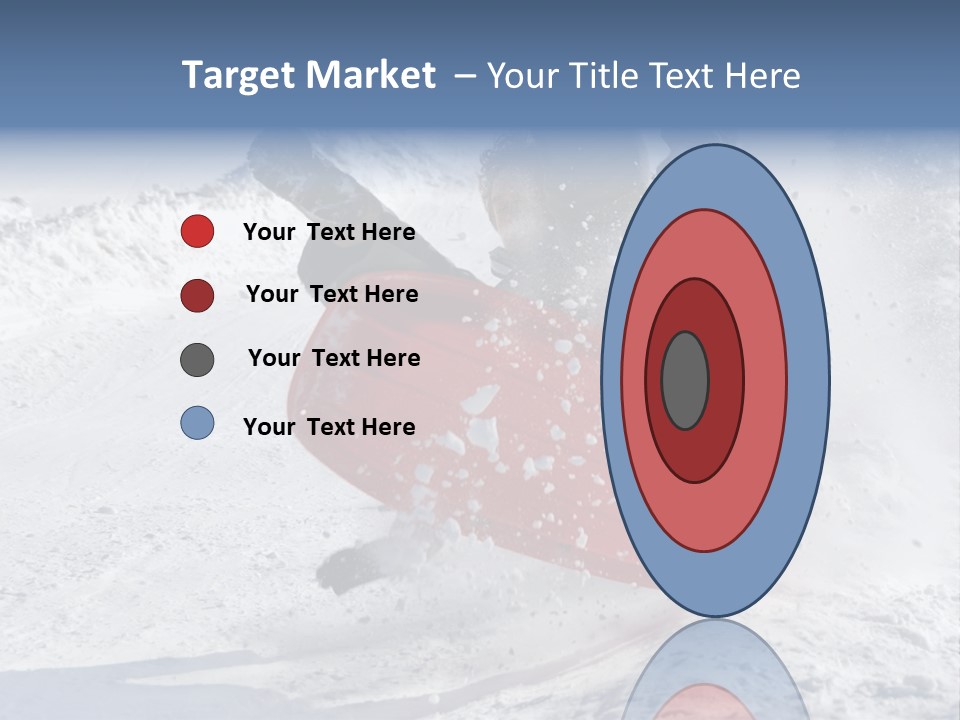 Sport Season Sled PowerPoint Template