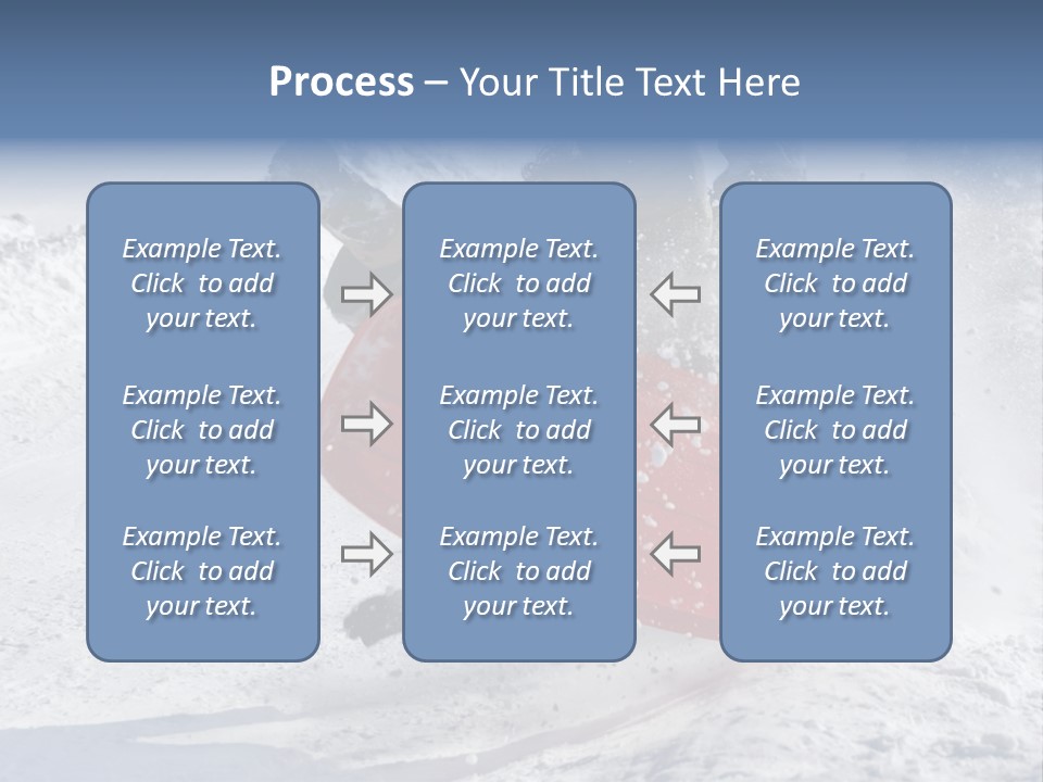 Sport Season Sled PowerPoint Template