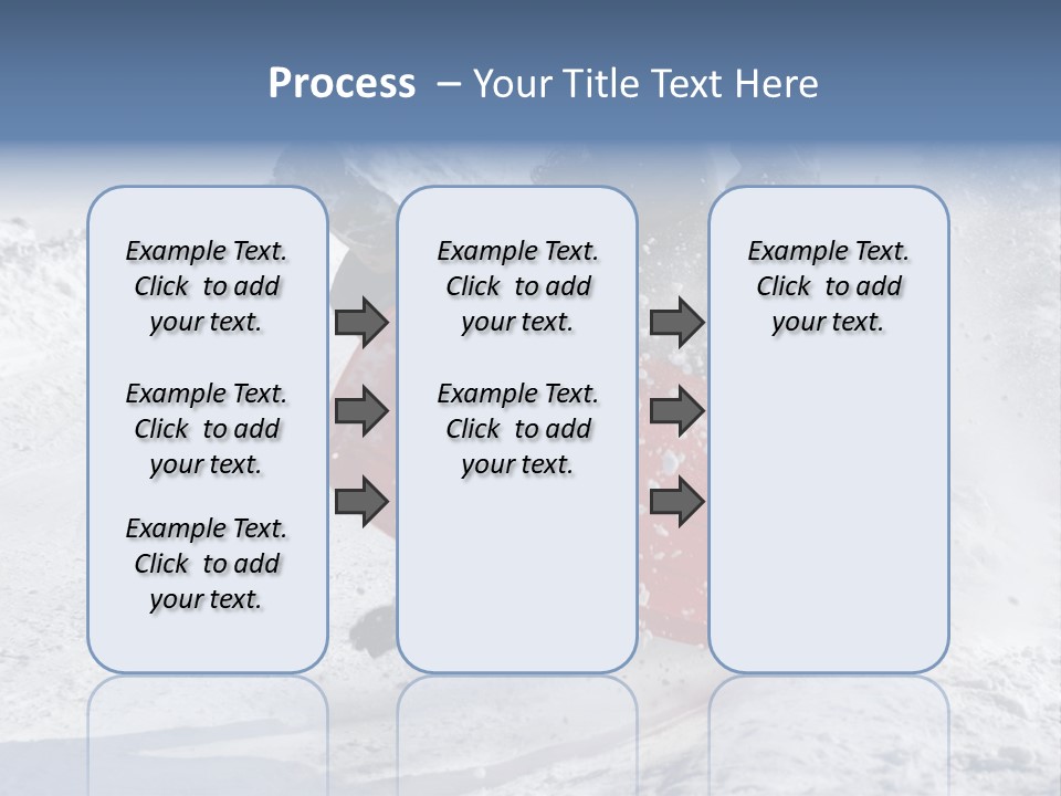 Sport Season Sled PowerPoint Template