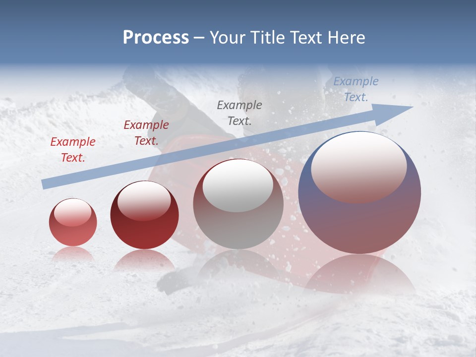 Sport Season Sled PowerPoint Template