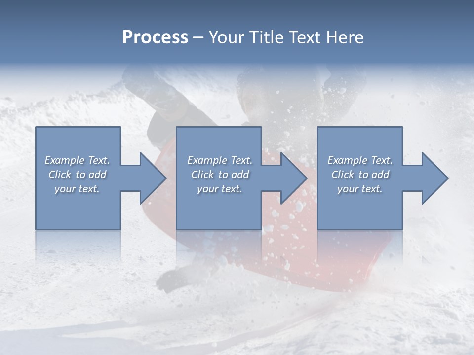 Sport Season Sled PowerPoint Template