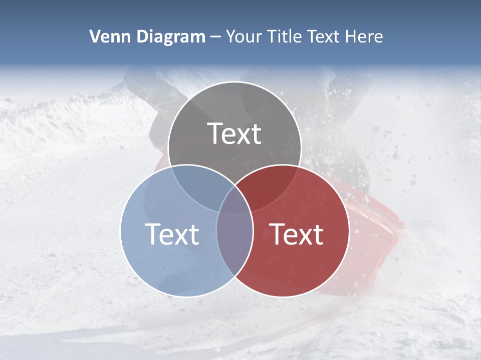 Sport Season Sled PowerPoint Template