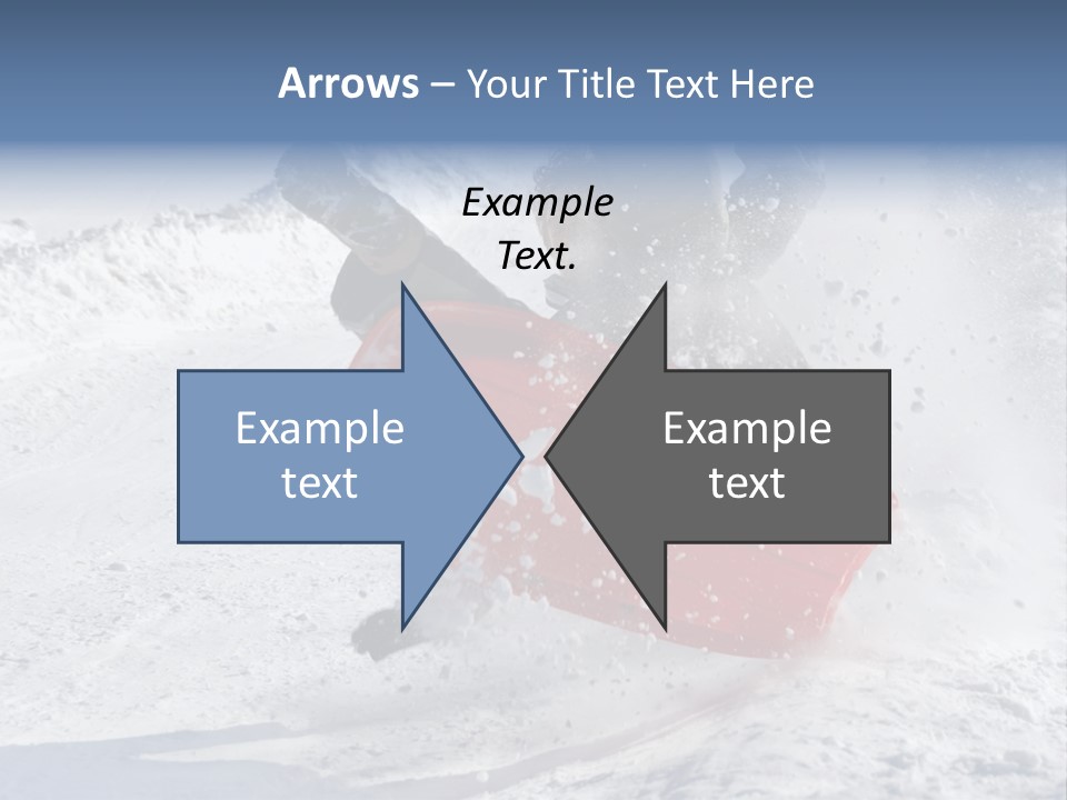 Sport Season Sled PowerPoint Template