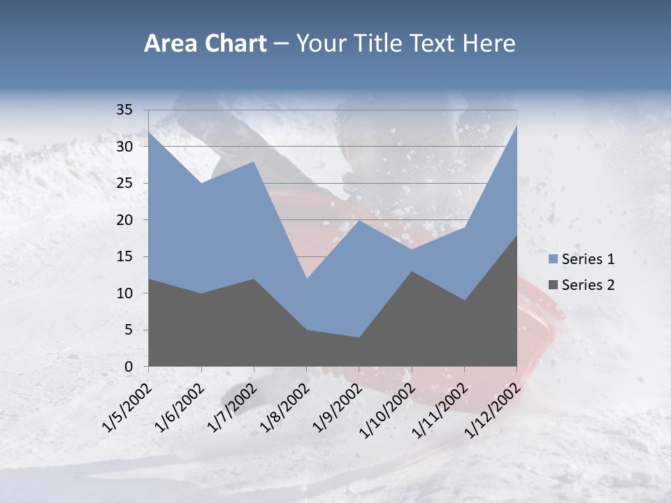 Sport Season Sled PowerPoint Template