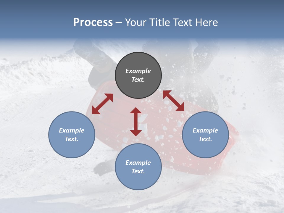Sport Season Sled PowerPoint Template