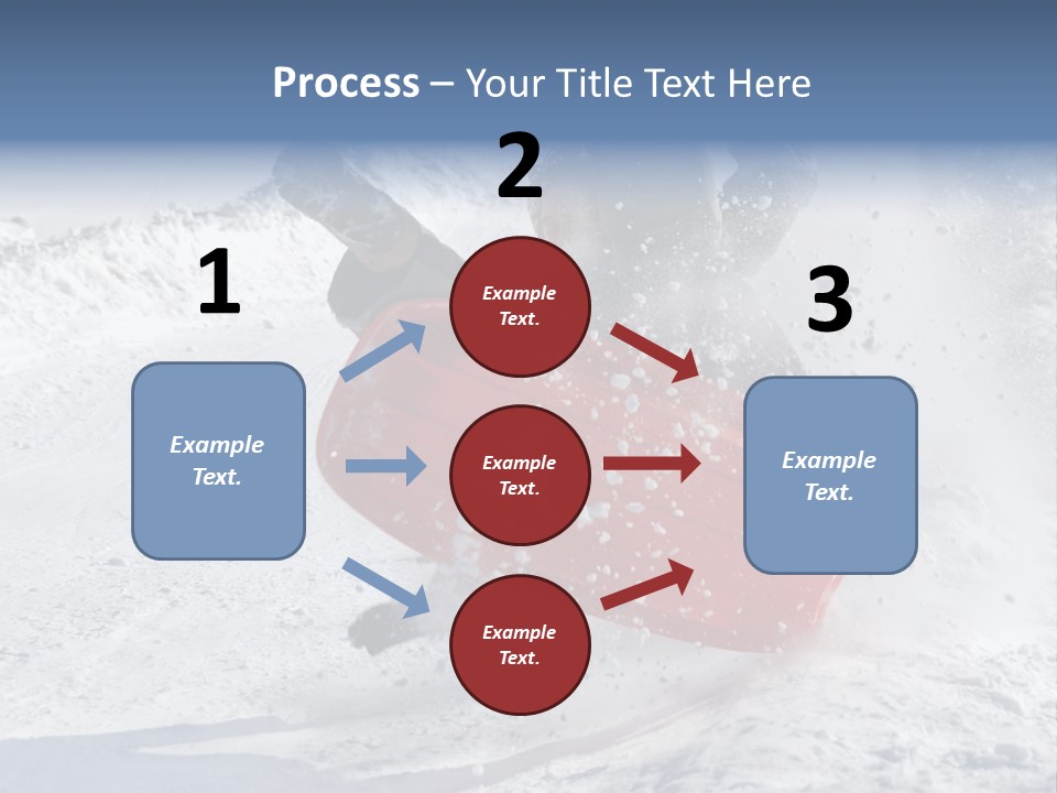 Sport Season Sled PowerPoint Template