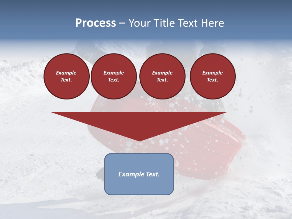 Sport Season Sled PowerPoint Template