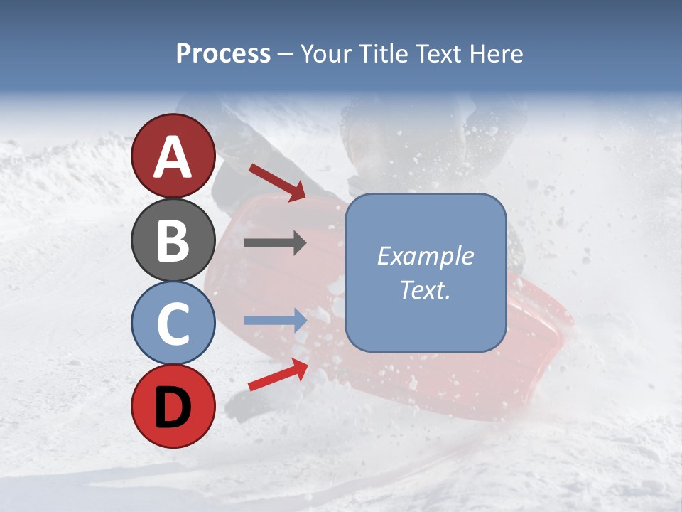 Sport Season Sled PowerPoint Template