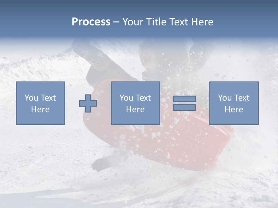 Sport Season Sled PowerPoint Template