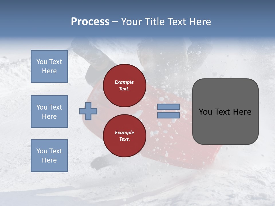 Sport Season Sled PowerPoint Template