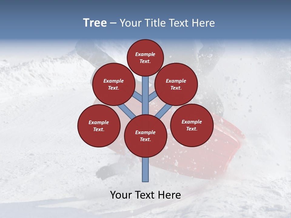 Sport Season Sled PowerPoint Template
