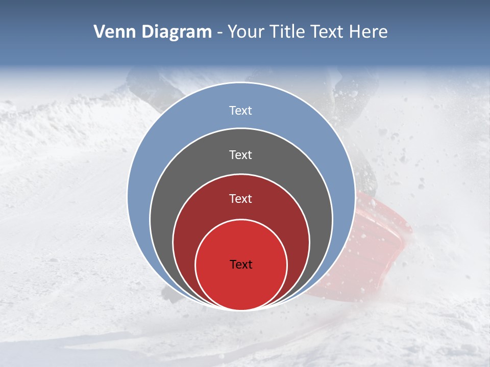 Sport Season Sled PowerPoint Template