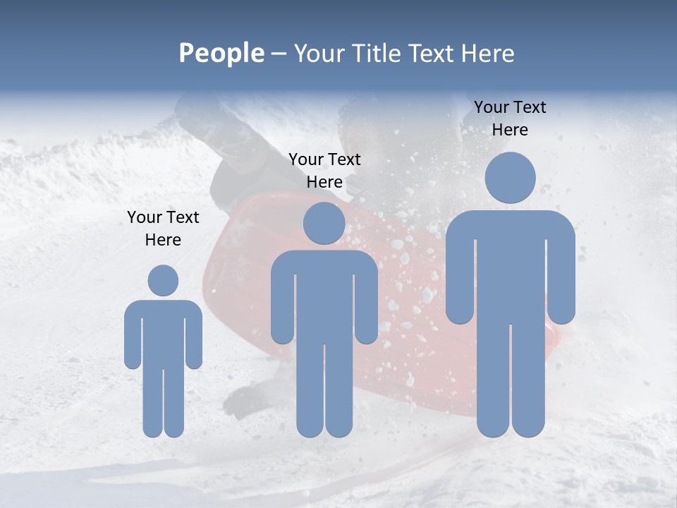 Sport Season Sled PowerPoint Template