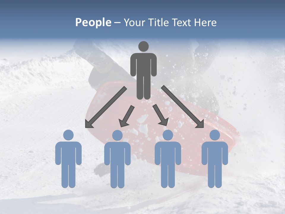Sport Season Sled PowerPoint Template