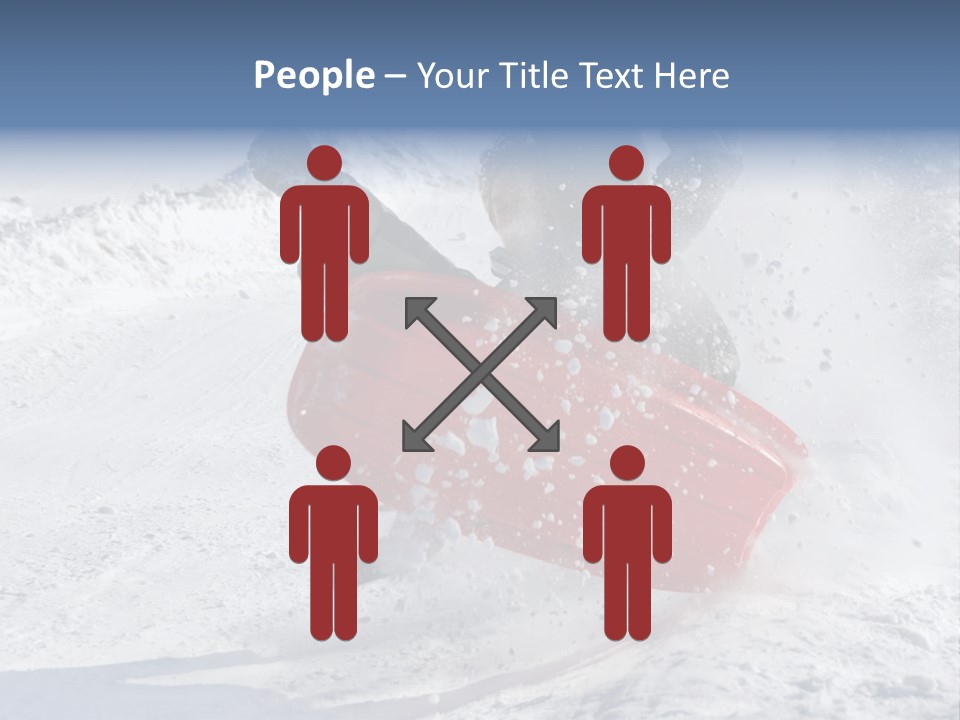 Sport Season Sled PowerPoint Template