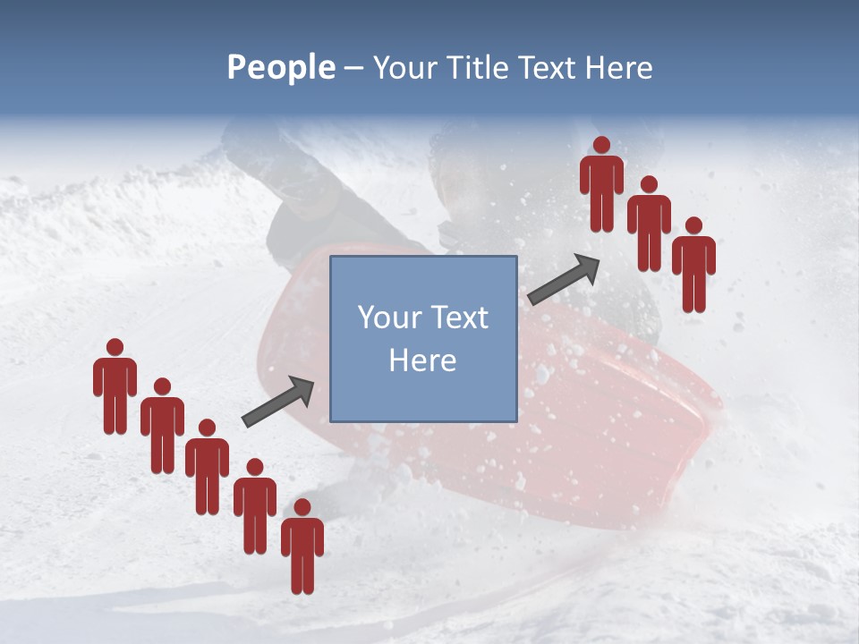 Sport Season Sled PowerPoint Template
