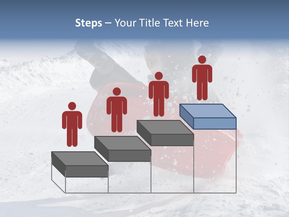 Sport Season Sled PowerPoint Template