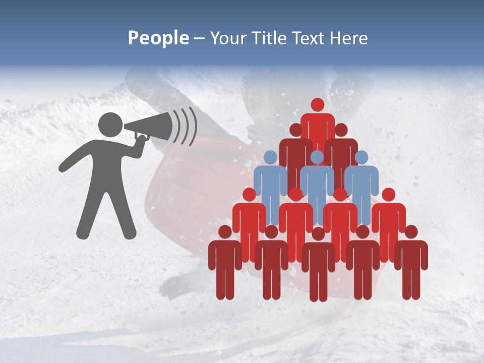 Sport Season Sled PowerPoint Template