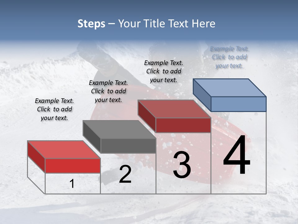 Sport Season Sled PowerPoint Template