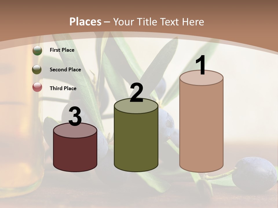 Oily Garden Condiment PowerPoint Template