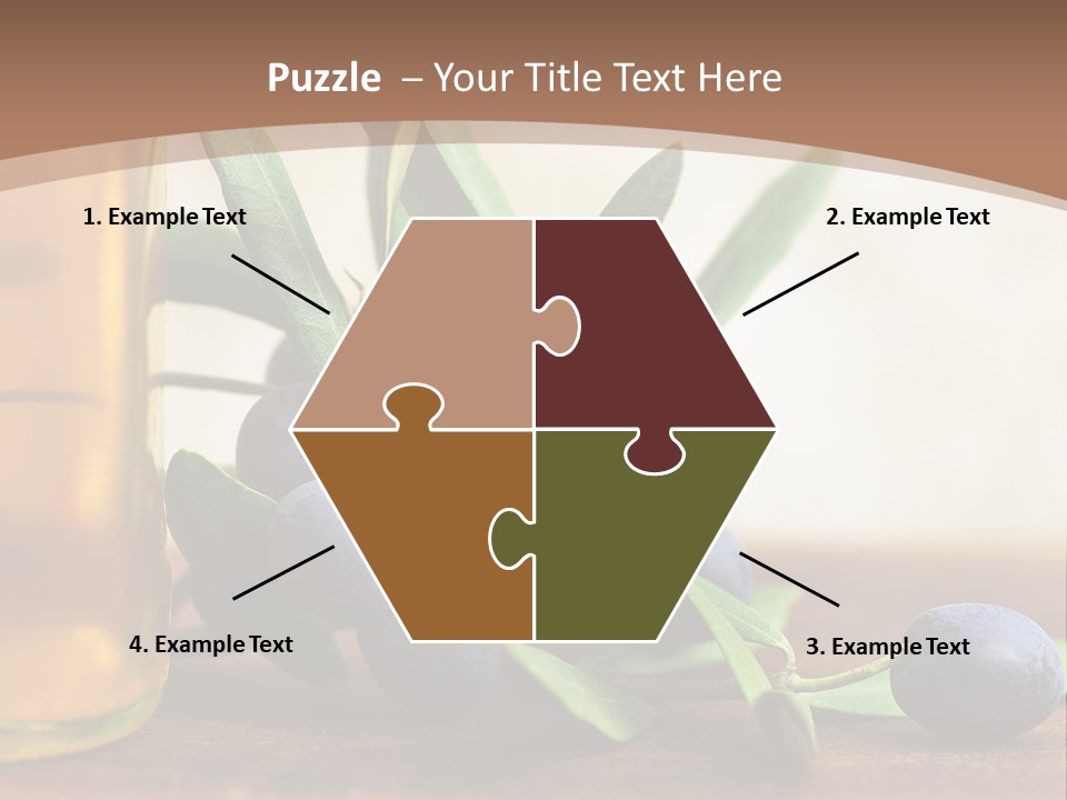 Oily Garden Condiment PowerPoint Template