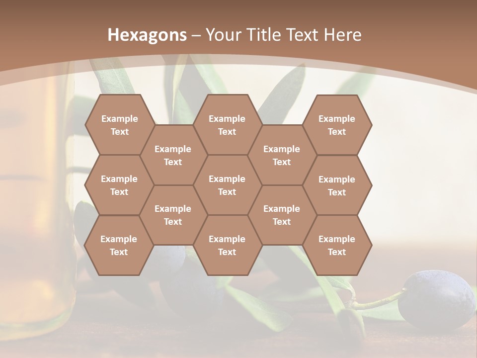 Oily Garden Condiment PowerPoint Template