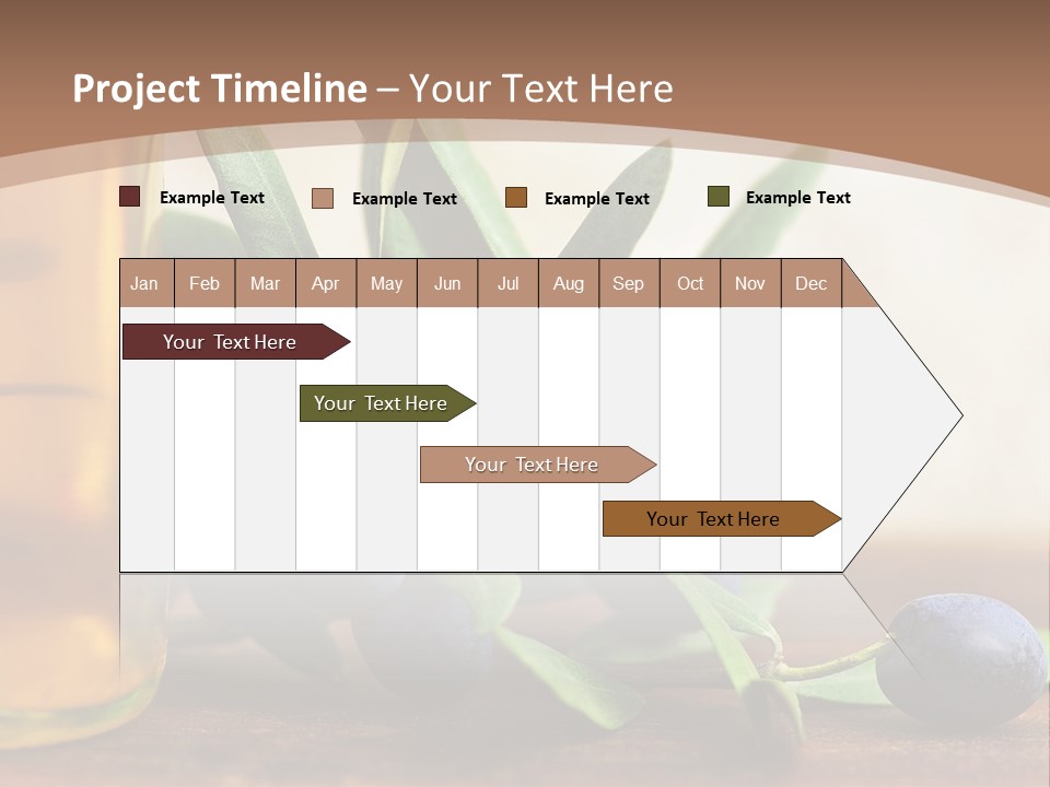 Oily Garden Condiment PowerPoint Template
