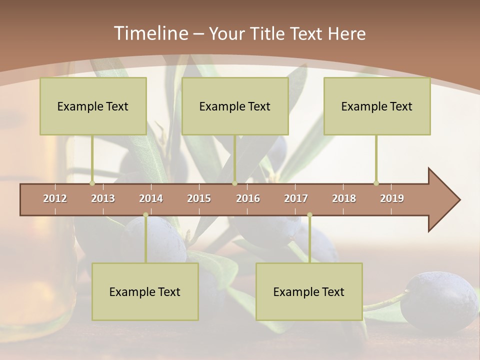 Oily Garden Condiment PowerPoint Template