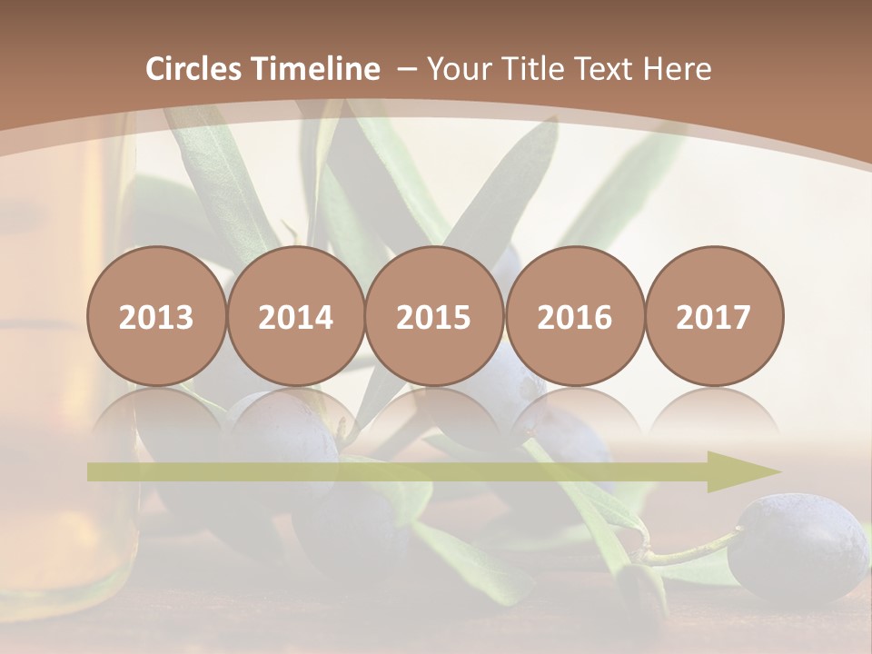 Oily Garden Condiment PowerPoint Template