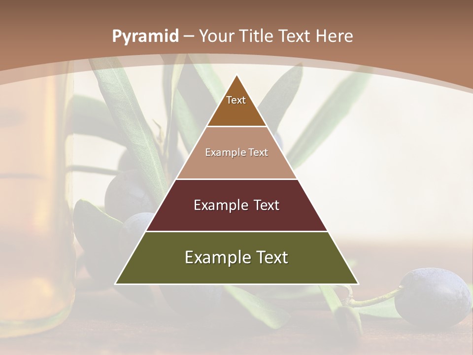 Oily Garden Condiment PowerPoint Template