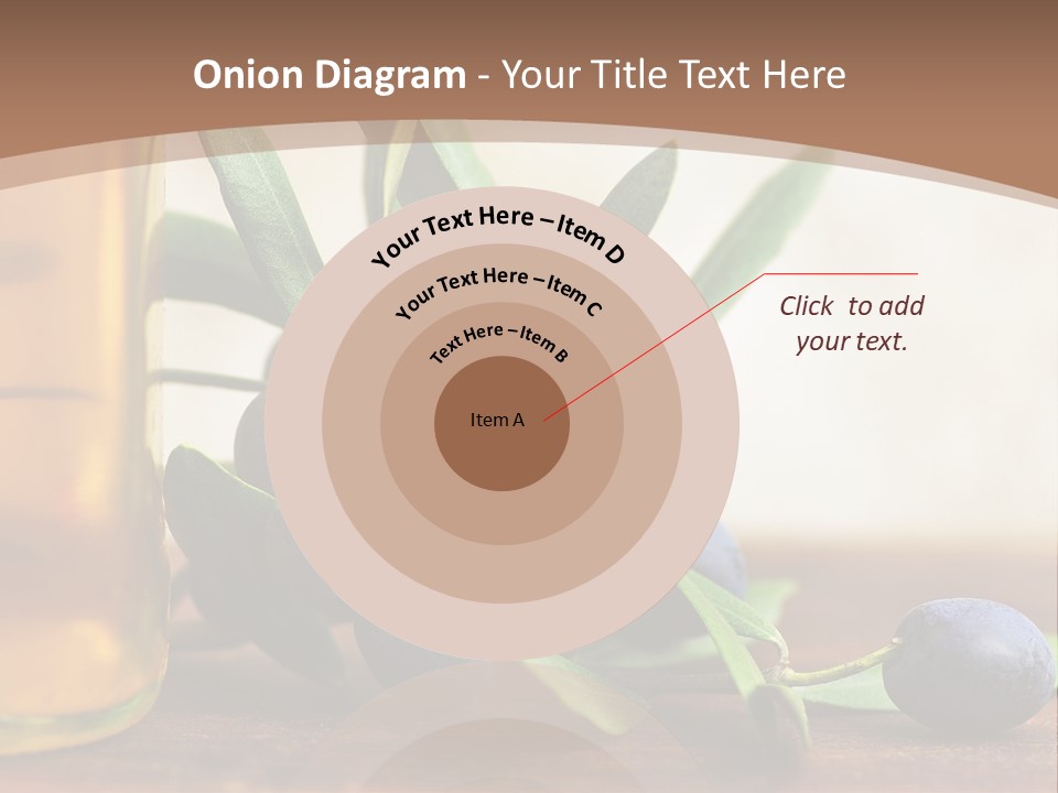 Oily Garden Condiment PowerPoint Template