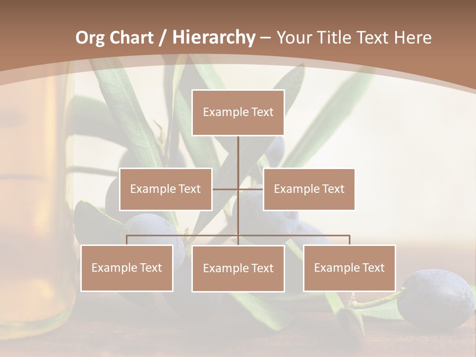 Oily Garden Condiment PowerPoint Template
