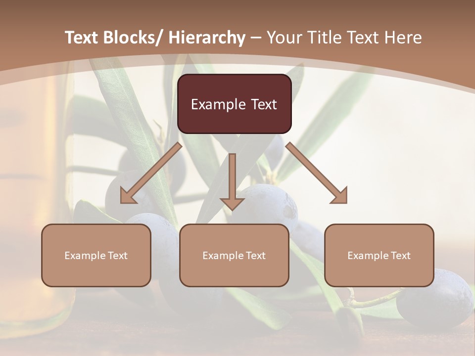 Oily Garden Condiment PowerPoint Template