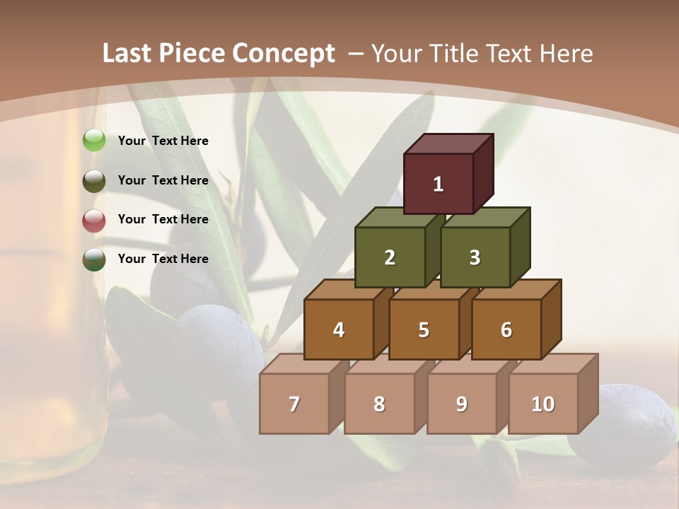 Oily Garden Condiment PowerPoint Template