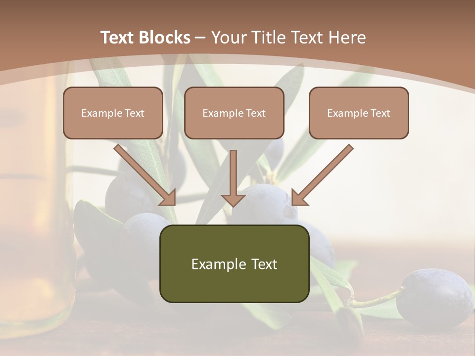 Oily Garden Condiment PowerPoint Template