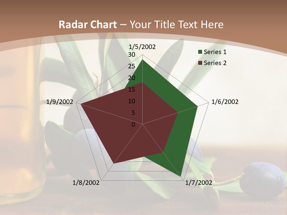 Oily Garden Condiment PowerPoint Template