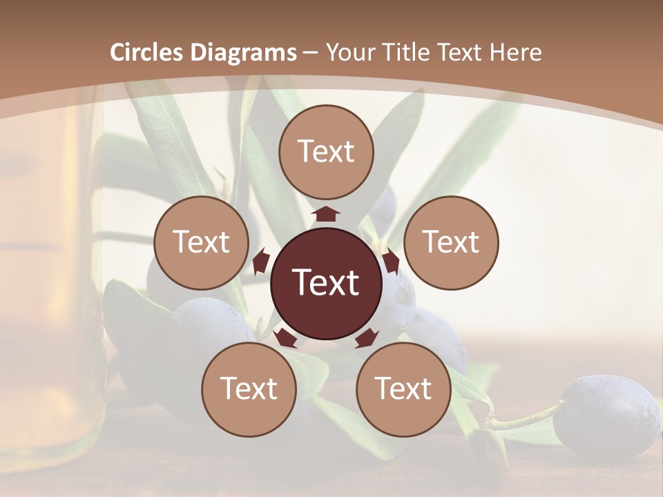 Oily Garden Condiment PowerPoint Template