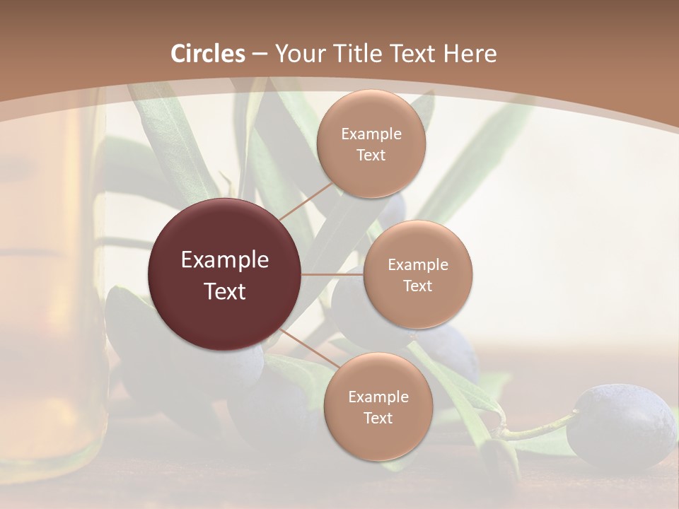 Oily Garden Condiment PowerPoint Template