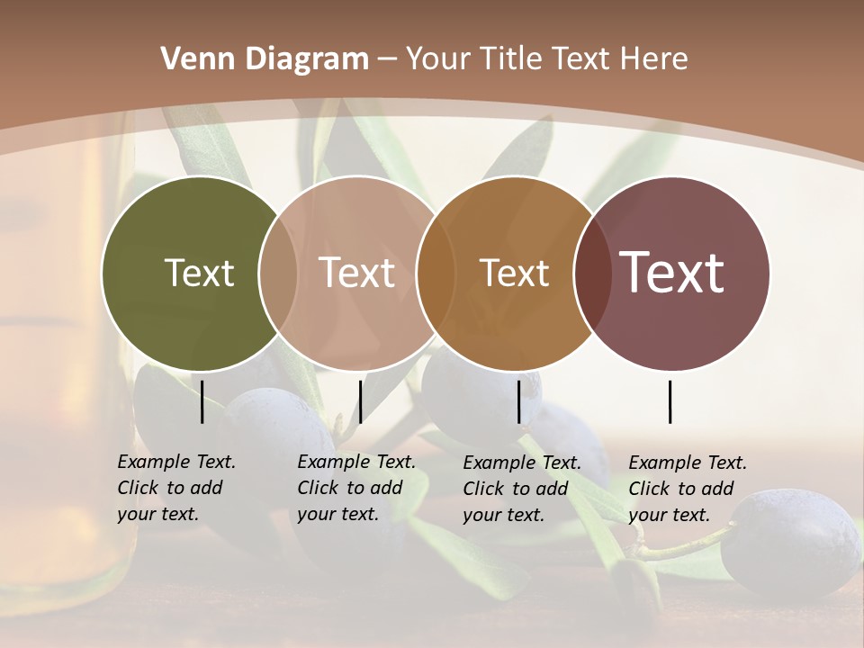 Oily Garden Condiment PowerPoint Template