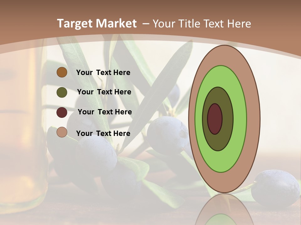 Oily Garden Condiment PowerPoint Template