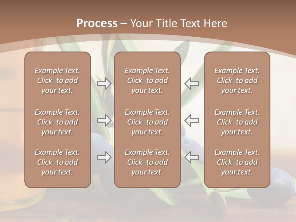 Oily Garden Condiment PowerPoint Template