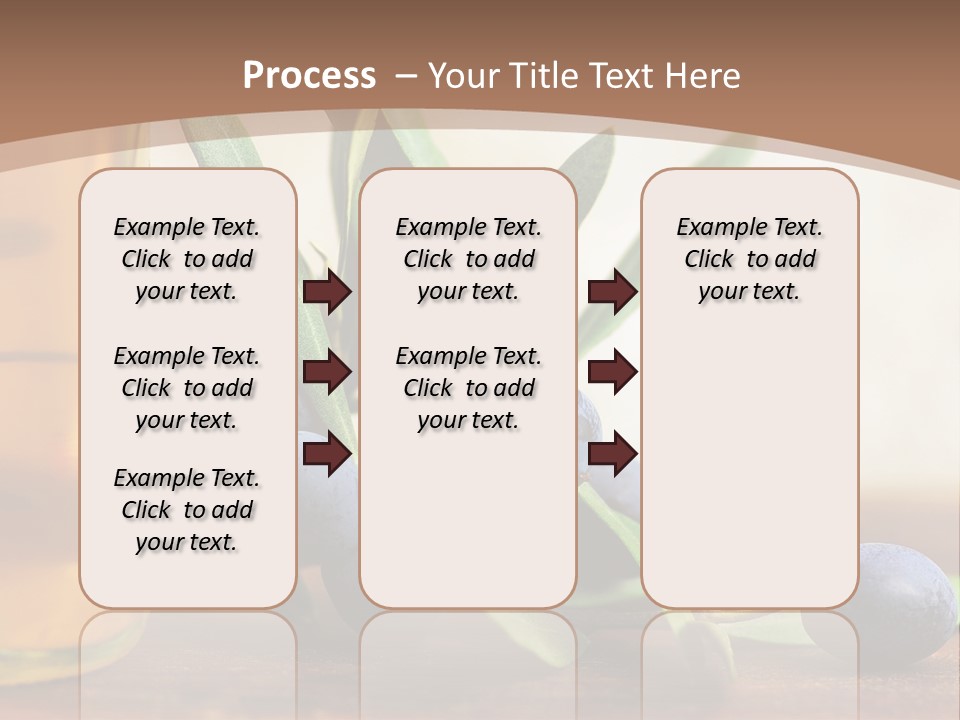 Oily Garden Condiment PowerPoint Template
