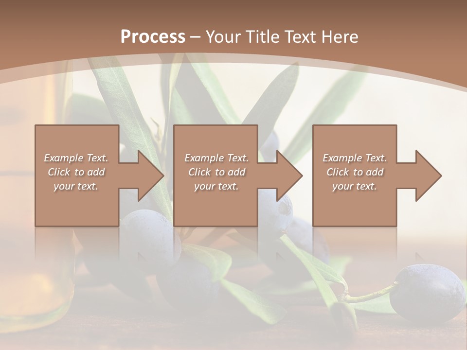 Oily Garden Condiment PowerPoint Template