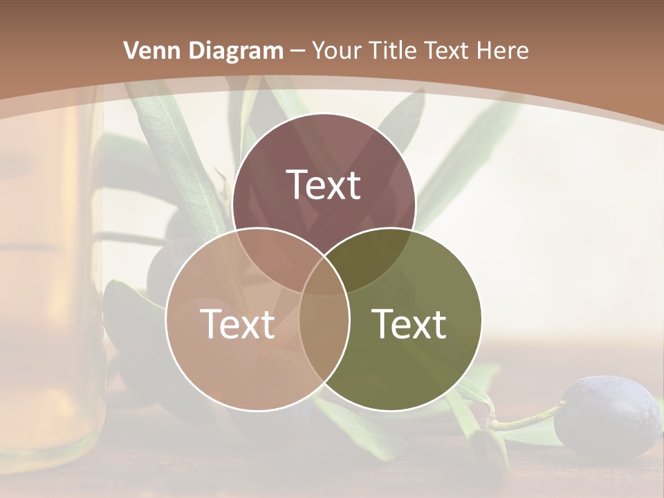 Oily Garden Condiment PowerPoint Template