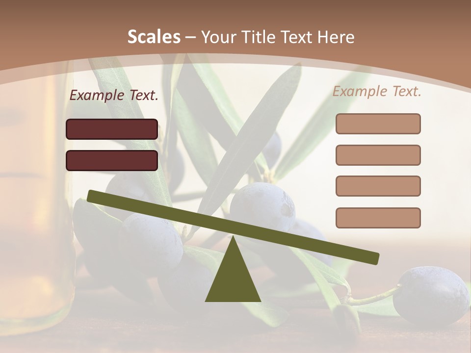 Oily Garden Condiment PowerPoint Template